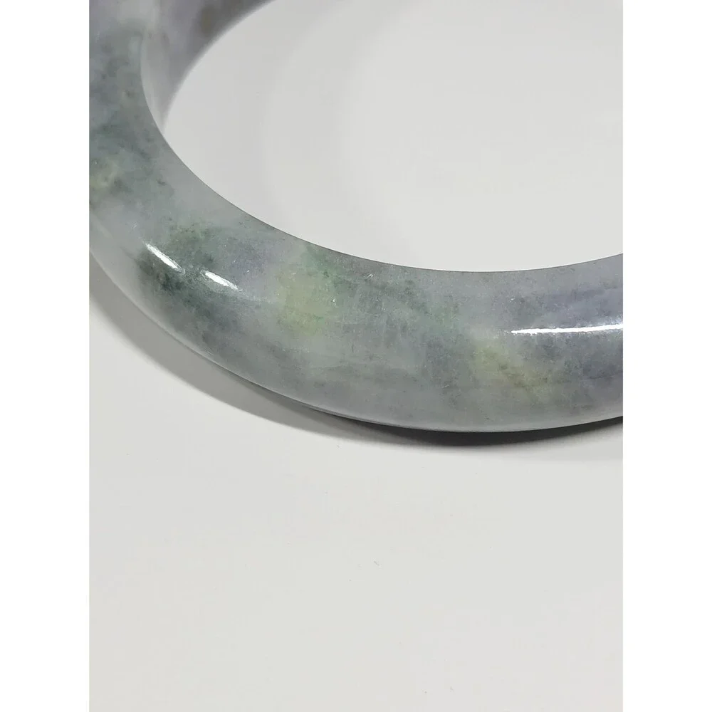 Grey Lavender Jade Bangle 67mm Multi-Color